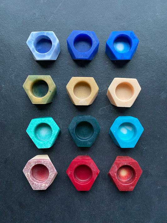 Aimé - Theelichthouder div. kleuren