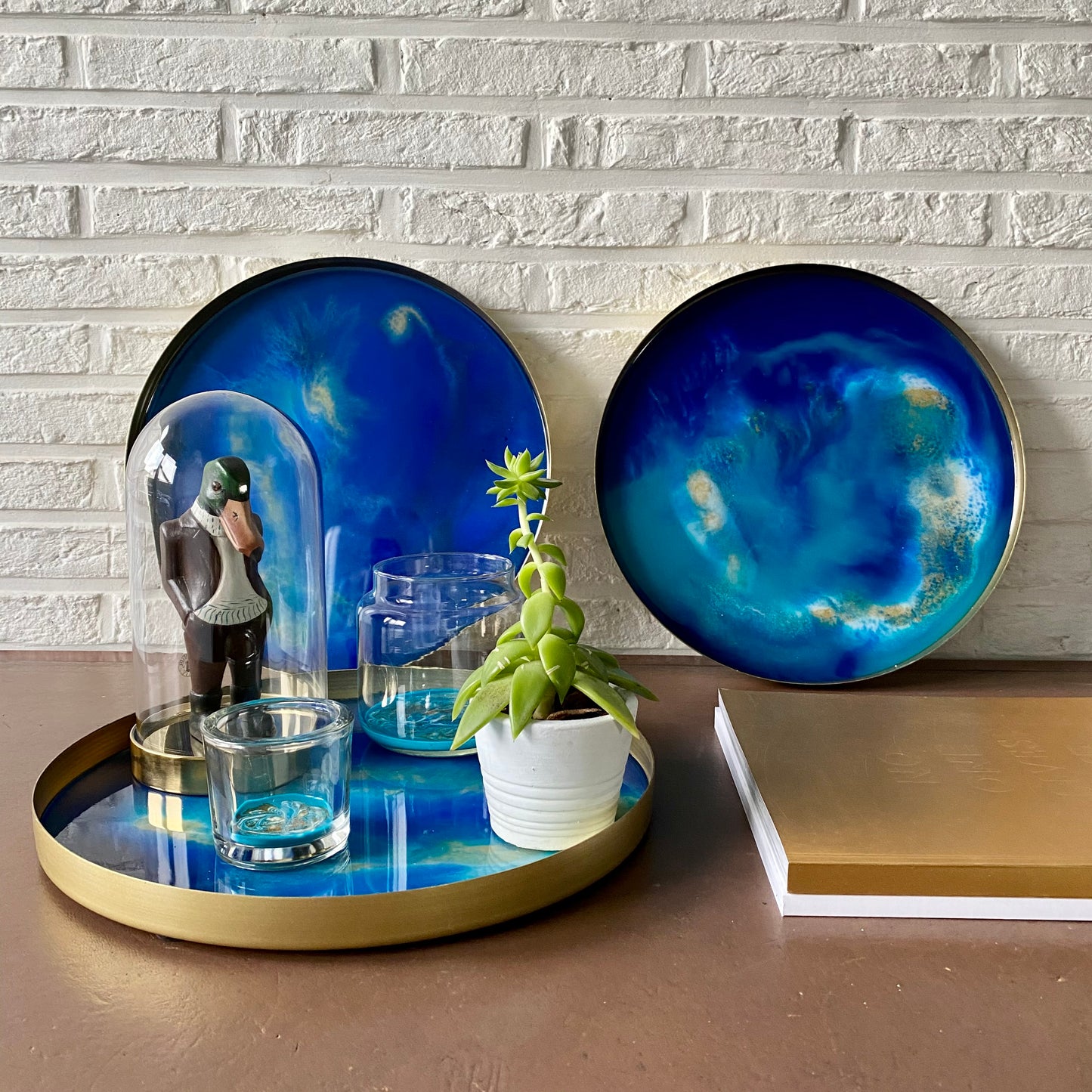 Serveerschaal Anna - Blauw