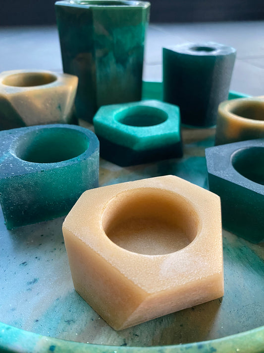 Aimé - Theelichthouder div. kleuren