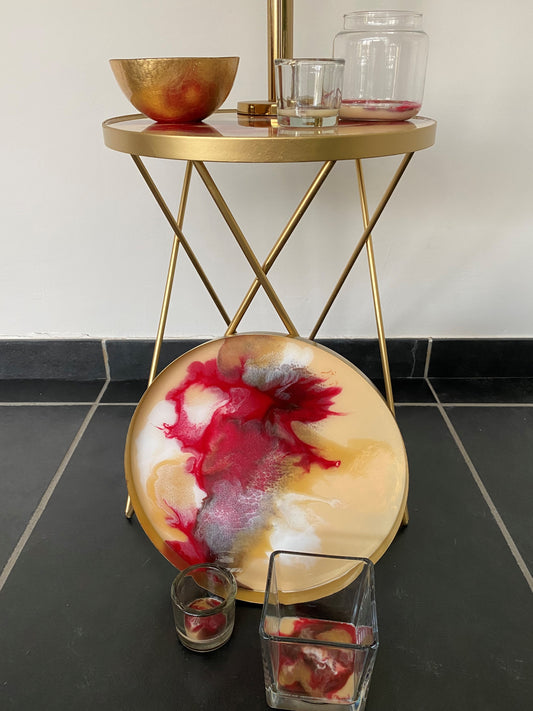 Bijzettafel August - Roze