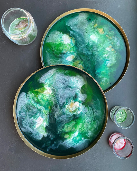 Serveerschaal Anna - Groen